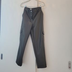Wilfred vegan leather modern cargo pant